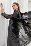 Black Embroidered Chiffon Suit