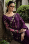 Plum Purple Saree