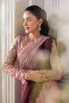 Ash Pink Ombre Chiffon Saree