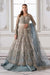 Coffee to Aqua 3 Piece Unstitched Embroidered Net Suit