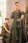Emerald Green Default 3 Piece Unstitched Embroidered Organza Suit | BD-2904