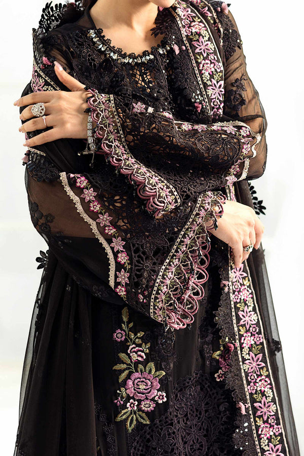 Black Chiffon Suit