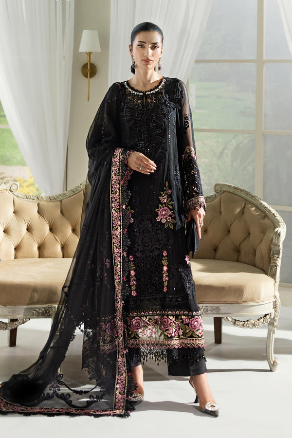 Black Chiffon Suit