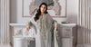 Ice Blue 3 Piece Unstitched Embroidered Chiffon Suit