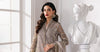 Steel Grey 3 Piece Unstitched Embroidered Organza Suit