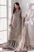 Steel Grey 3 Piece Unstitched Embroidered Organza Suit