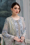 3 Piece Unstitched Embroidered Chiffon Suit