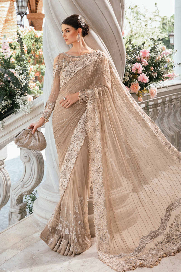 Skin Beige Saree