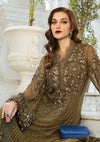 Olive Green Chiffon Suite