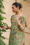 Embroidered Tessle Silk