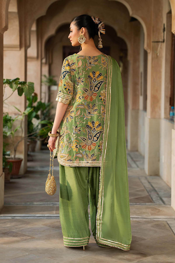 Embroidered Tessle Silk