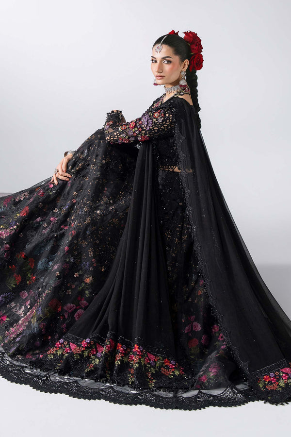 Unstitched Embroidered Organza SuitIn Stock BD-3101-Obsidian Garden-Default