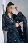 Unstitched Embroidered Organza SuitIn Stock BD-3106-Peacock Blue-Default