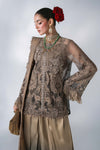 Unstitched Embroidered Chiffon SuitIn Stock BD-3102-Antique Bronze-Default