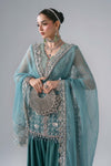 Unstitched Embroidered Organza SuitIn StockBARCODE:BD-3107-Sea Green-Default