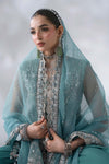 Unstitched Embroidered Organza SuitIn StockBARCODE:BD-3107-Sea Green-Default