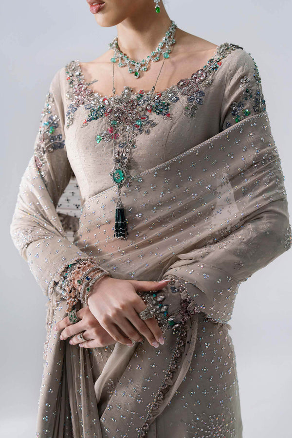 Embroidered Chiffon SareeSold outBARCODE:BD-3103-Moon Grey-Default