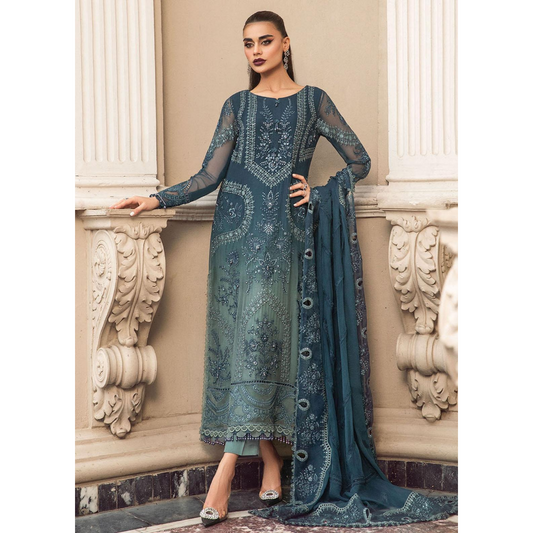 Maria B - Pure Silk Chiffon Collection 2023 - D2