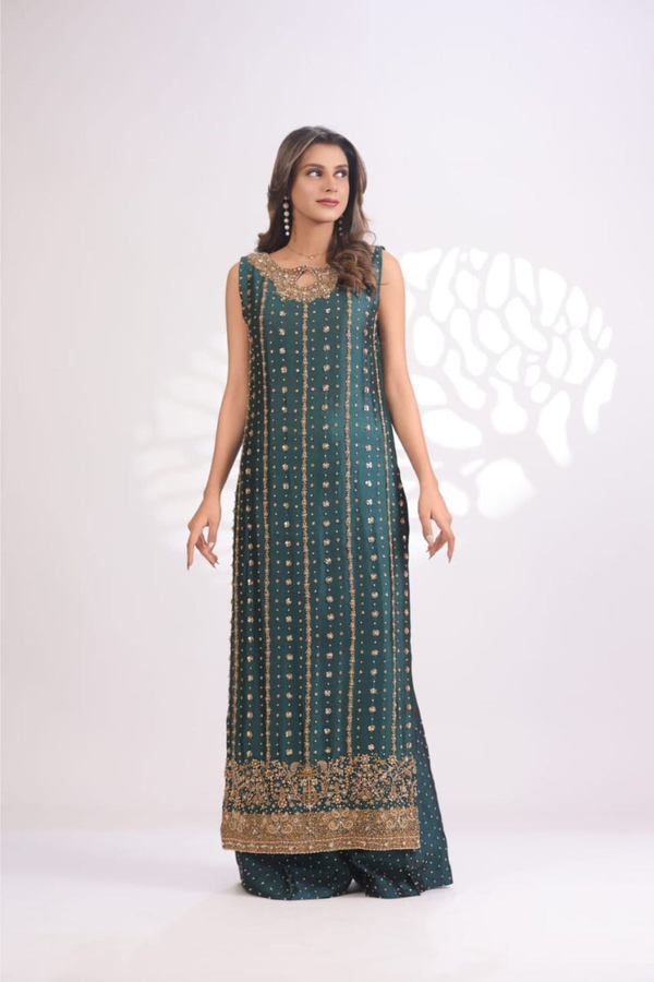 Usama Silk - Teal Luxe