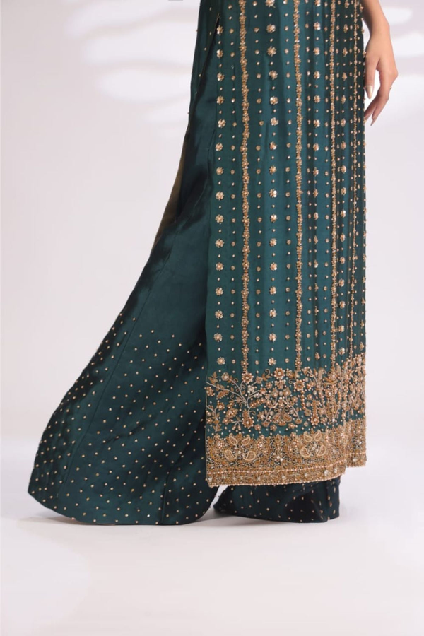 Usama Silk - Teal Luxe