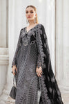 Black Embroidered Chiffon Suit