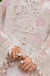 Off White Chiffon Suit