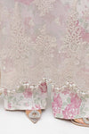 Off White Chiffon Suit