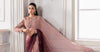 Ash Pink Ombre Chiffon Saree
