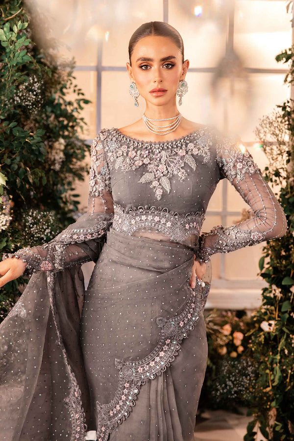 Cloud Grey Default Saree