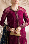 Magenta Chiffon Suit