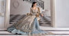 Coffee to Aqua 3 Piece Unstitched Embroidered Net Suit