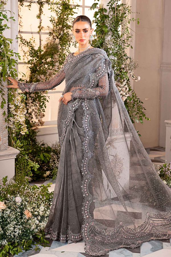 Cloud Grey Default Saree