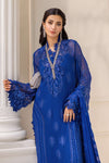 Cobalt Blue Chiffon Suit