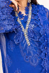 Cobalt Blue Chiffon Suit