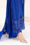 Cobalt Blue Chiffon Suit