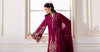 Magenta 3 Piece Unstitched Embroidered Chiffon Suit