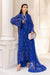 Cobalt Blue Chiffon Suit
