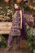 Purple Default 3 Piece Unstitched Embroidered Raw Silk Suit