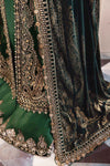 Emerald Green Default 3 Piece Unstitched Embroidered Organza Suit | BD-2904