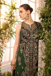Emerald Green Default 3 Piece Unstitched Embroidered Organza Suit | BD-2904