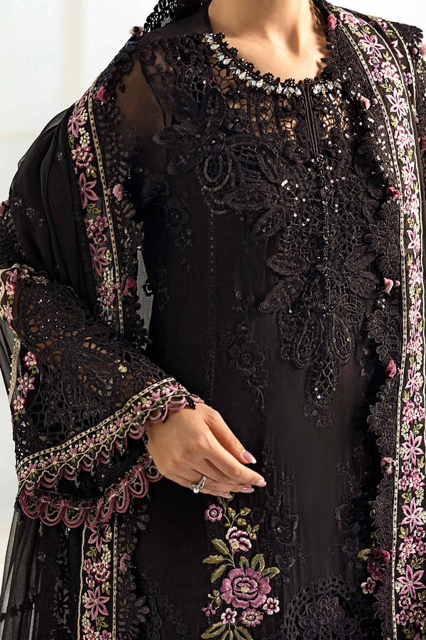 Black Chiffon Suit