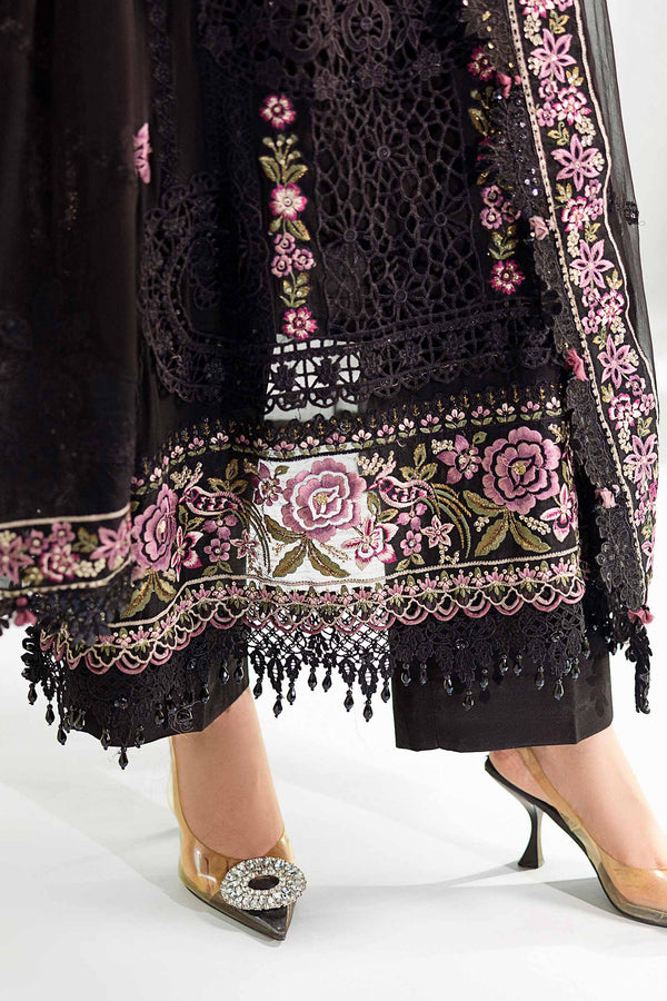 Black Chiffon Suit