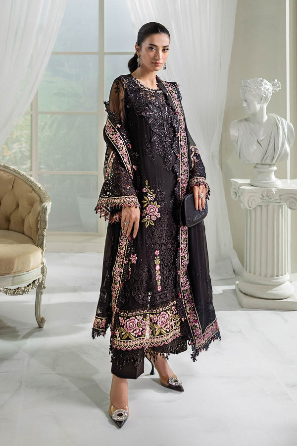Black Chiffon Suit