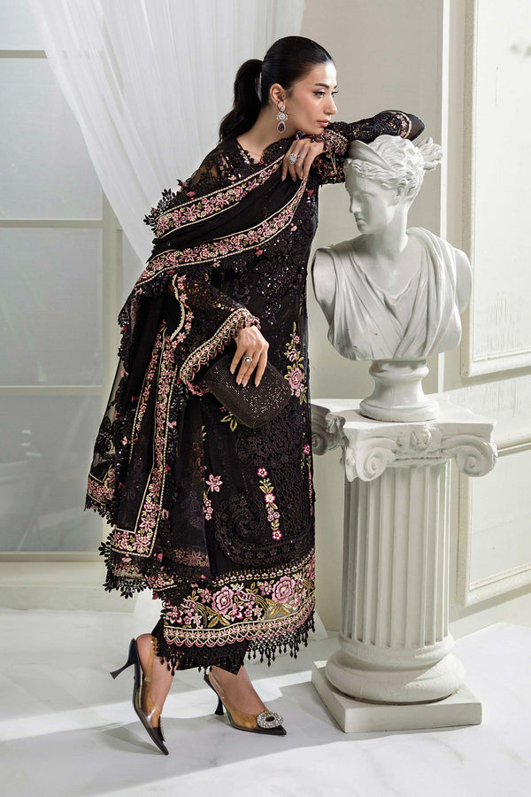 Black Chiffon Suit