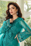 Teal Chiffon Suit