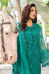 Teal Chiffon Suit