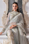 Ice Blue 3 Piece Unstitched Embroidered Chiffon Suit