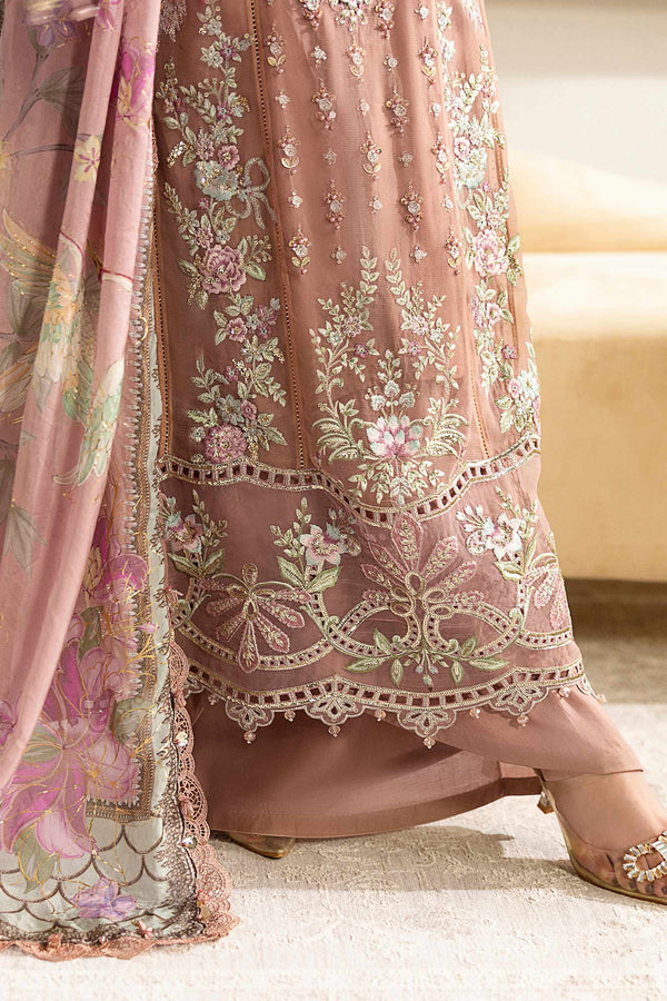 Tea Pink Chiffon Suit
