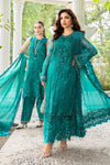 Teal Chiffon Suit