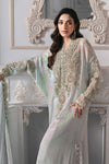 Ice Blue 3 Piece Unstitched Embroidered Chiffon Suit